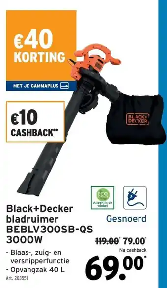 Black+Decker bladruimer