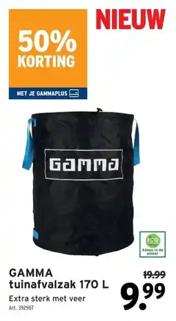 GAMMA Gamma tuinafvalzak aanbieding