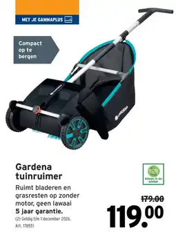 GAMMA Gardena tuinruimer aanbieding