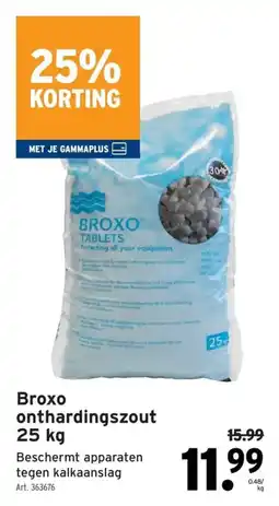 GAMMA Broxo onthardingszout aanbieding