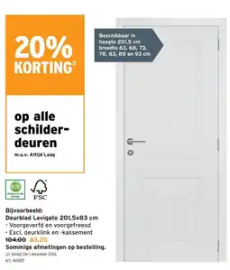 GAMMA schilderdeuren aanbieding