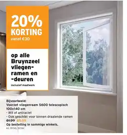 GAMMA Bruynzeel vliegen-ramen en -deuren aanbieding