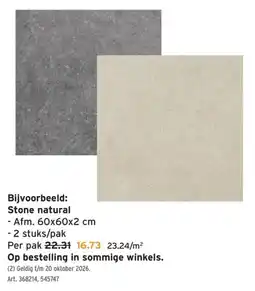 GAMMA Stone natural aanbieding