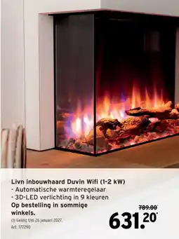 GAMMA Livn inbouwhaard Duvin Wifi aanbieding