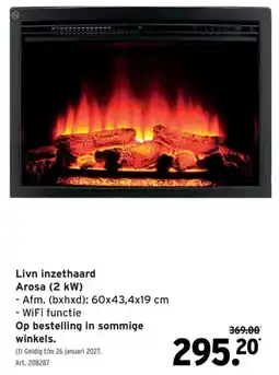 GAMMA Livn inzethaard Arosa aanbieding