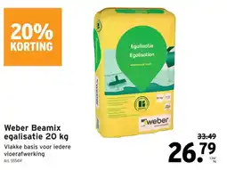 GAMMA Weber Beamix egalisatie aanbieding