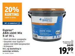 GAMMA Gyproc ABA-Joint Mix aanbieding