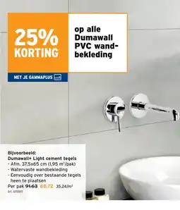 GAMMA Dumawall PVC wandbekleding aanbieding