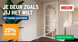 GAMMA deur zoals jij het wilt aanbieding