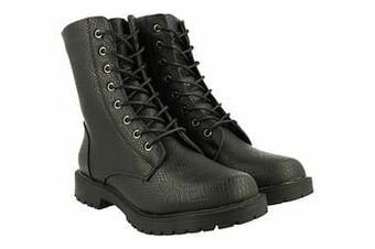Berca Shoes Mode-Mania Bottine Dames Eco - Zwart aanbieding