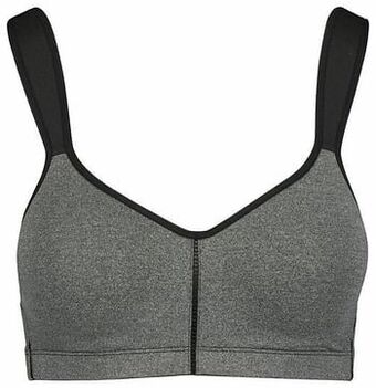 HEMA Voorgevormde Sportbh Medium Support Grijsmelange (grijsmelange)
