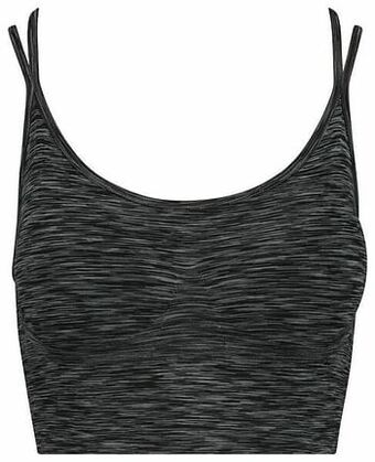 HEMA HEMA Voorgevormde Sportbh Medium Support Grijsmelange (grijsmelange) aanbieding