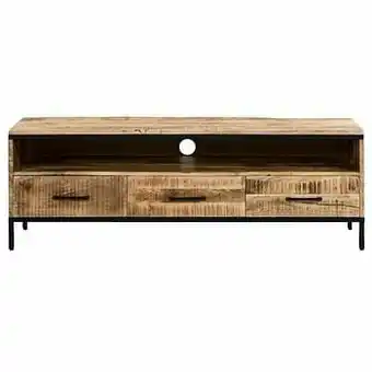 Leen Bakker TV-meubel Trevor - bruin - 50x148x45 cm - Leen Bakker aanbieding