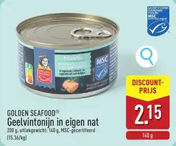 ALDI Golden Seafood Geelvintonijn in eigen nat aanbieding