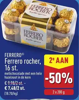 ALDI Ferrero rocher aanbieding