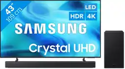 Coolblue Samsung Led 43 U8070H (2026) + Samsung HW-B450F (2025) aanbieding
