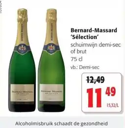 Colruyt Bernard-Massard 'Sélection' aanbieding