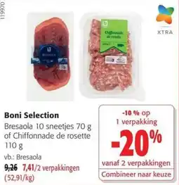 Colruyt Boni Selection Bresaola aanbieding