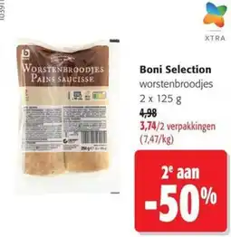 Colruyt Boni Selection worstenbroodjes aanbieding