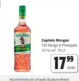 Colruyt Captain Morgan Tiki aanbieding