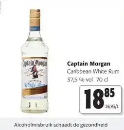 Colruyt Captain Morgan Caribbean White Rum aanbieding