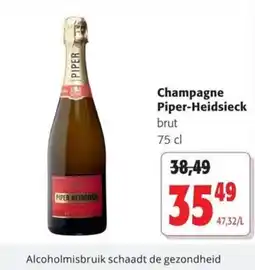 Colruyt Champagne Piper-Heidsieck brut aanbieding