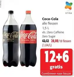 Colruyt Coca-Cola alle flessen aanbieding