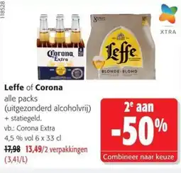 Colruyt Leffe of Corona aanbieding