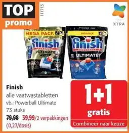 Colruyt Finish alle vaatwastabletten aanbieding