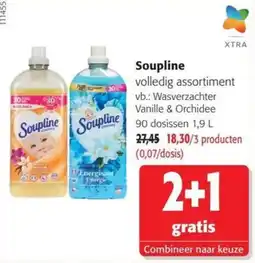 Colruyt Soupline volledig assortiment aanbieding
