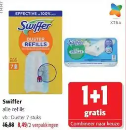 Colruyt Swiffer alle refills aanbieding