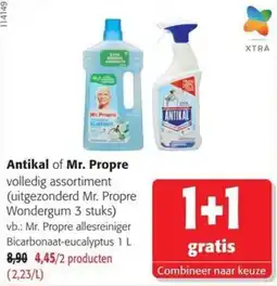 Colruyt Antikal of Mr. Propre aanbieding