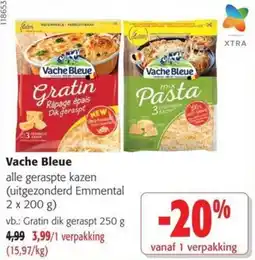 Colruyt Vache Bleue alle geraspte kazen aanbieding