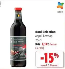 Colruyt Boni Selection appel-kerssap aanbieding
