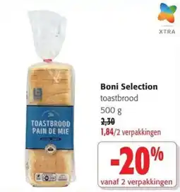 Colruyt Boni Selection toastbrood aanbieding