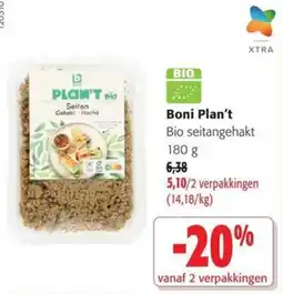 Colruyt Boni Plan't bio seitangehakt aanbieding