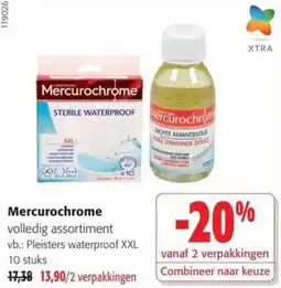Colruyt Mercurochrome volledig assortiment aanbieding