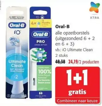 Colruyt Oral-B alle opzetborstels aanbieding