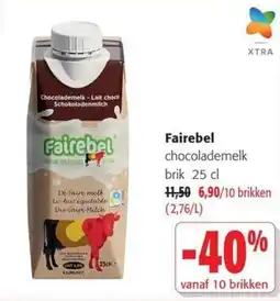 Colruyt Fairebel chocolademelk aanbieding