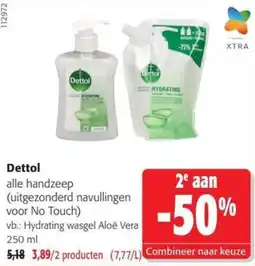 Colruyt Dettol alle handzeep aanbieding