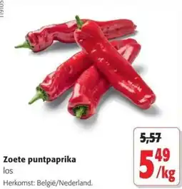 Colruyt Zoete punt paprika aanbieding