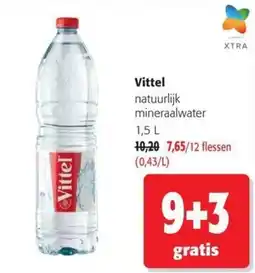 Colruyt Vittel natuurlijk mineraalwater aanbieding