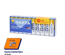 Action Varta batterijen aanbieding