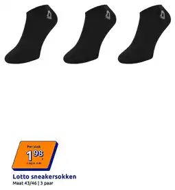 Action Lotto sneakersokken aanbieding