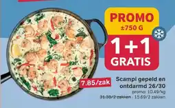 Bon Ap Scampi Gepeld en Ontdarmd 26/30 aanbieding