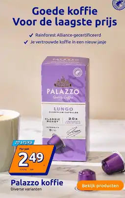 Action Palazzo koffie aanbieding
