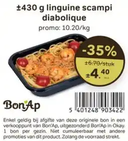 Bon Ap Linguine scampi diabolique aanbieding
