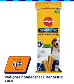 Action Pedigree hondensnack Dentastix aanbieding