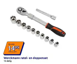 Action Werckmann ratel- en doppenset aanbieding
