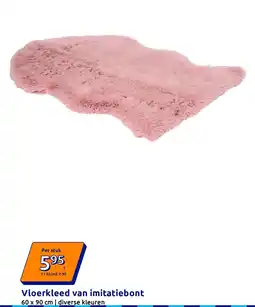 Action Vloerkleed van imitatiebont aanbieding